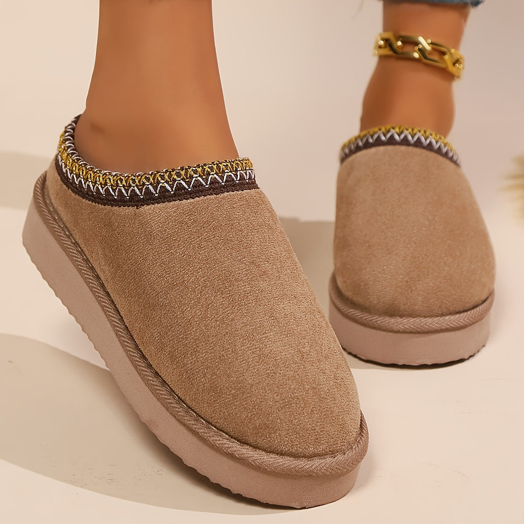 Cozy Winter Ankle Boot Slippers with Soft AntiSlip Sole - IRON GODDESS