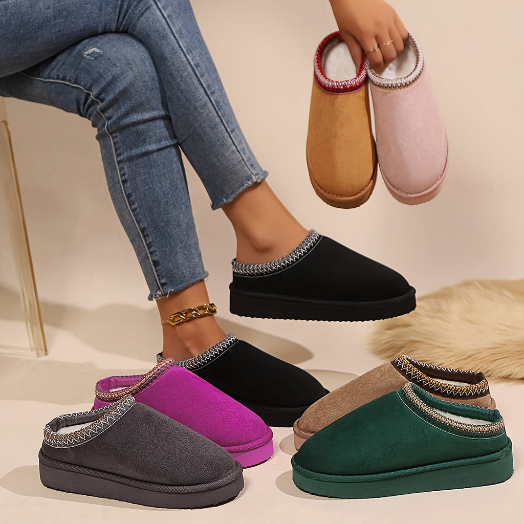 Cozy Winter Ankle Boot Slippers with Soft AntiSlip Sole - IRON GODDESS