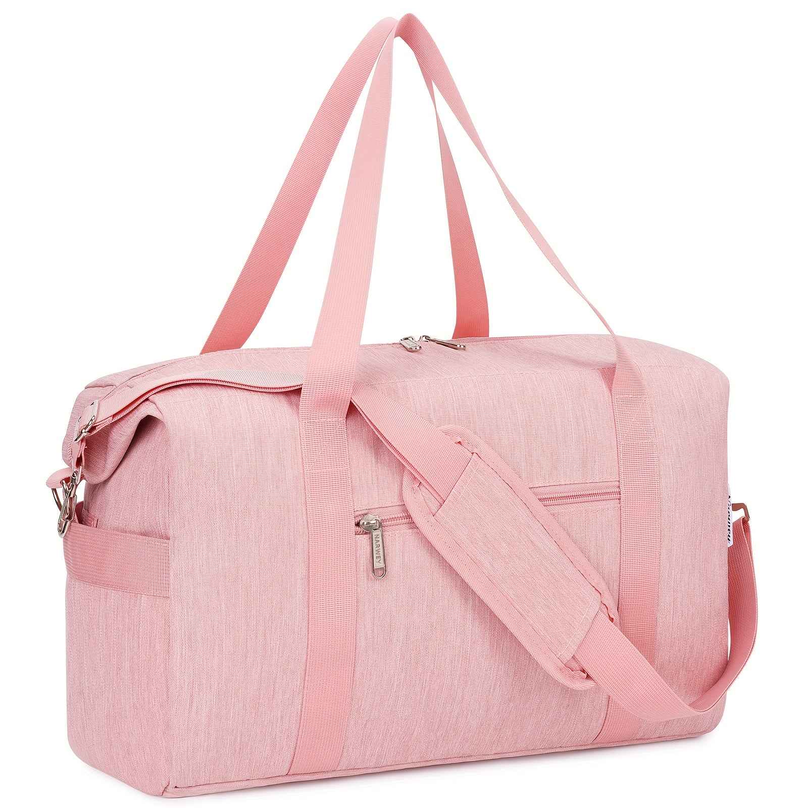 Lightweight 20L Cabin Bag 40x20x25 Underseat Foldable Travel Duffel, 6+1 Organized Pockets, Expandable Snap & Detachable Strap. Multi - Use Holdall for Gym, Overnight, Hospital, Trips Available In Multiple Colors Christmas Gifts