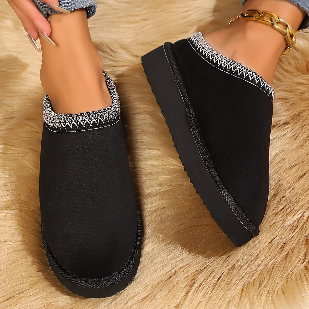 Cozy Winter Ankle Boot Slippers with Soft AntiSlip Sole - IRON GODDESS