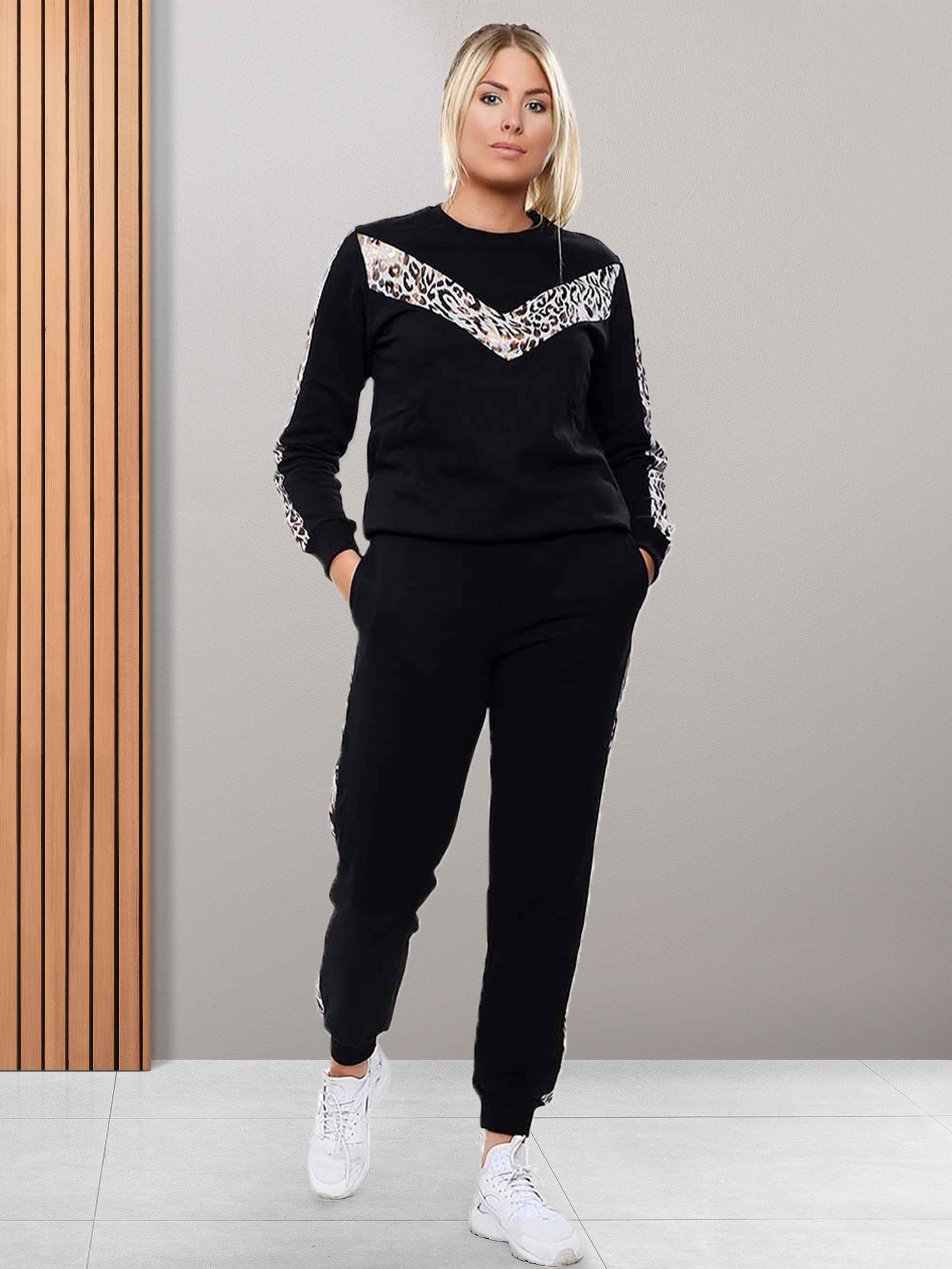 Love My Fashions Women’s Two-Piece Tracksuit Set – Casual Loungewear Co-Ord with Long Sleeve Top & Joggers with Pockets – Soft, Comfortable, Everyday Activewear