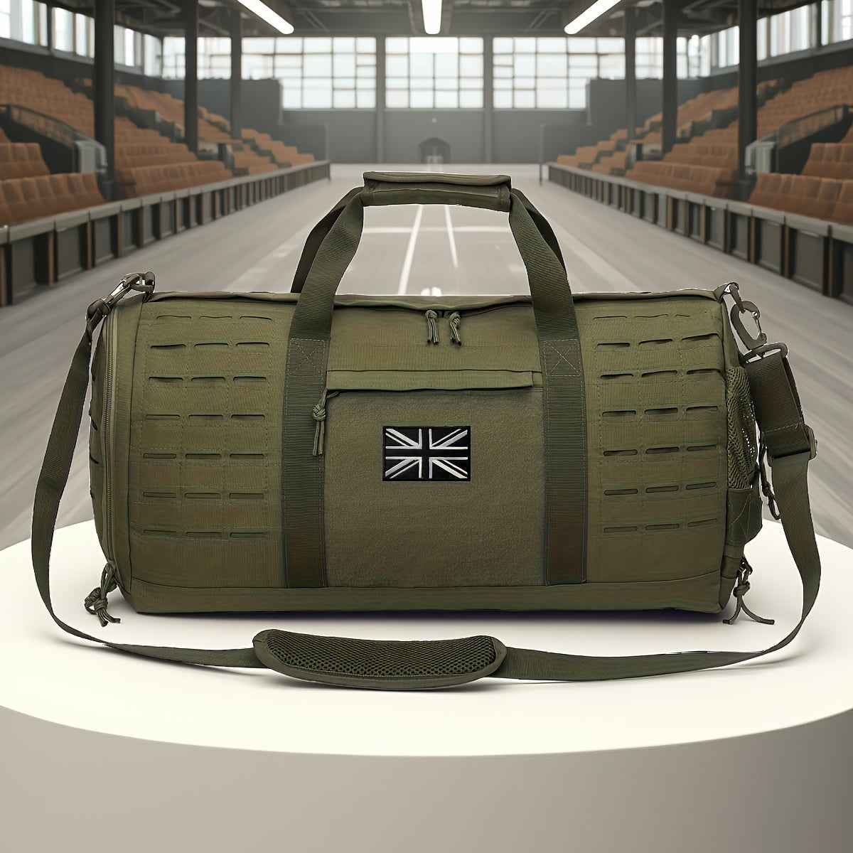 40L Heavy-Duty Crossfit Duffel Bag with Shoe Compartment - Large Gym & Travel Sports Duffle for Men &, Durable Workout Bag with Shoe Pocket, Weekender Tote for Basketball, Football Gear, Camping, Gym Equipment Storage