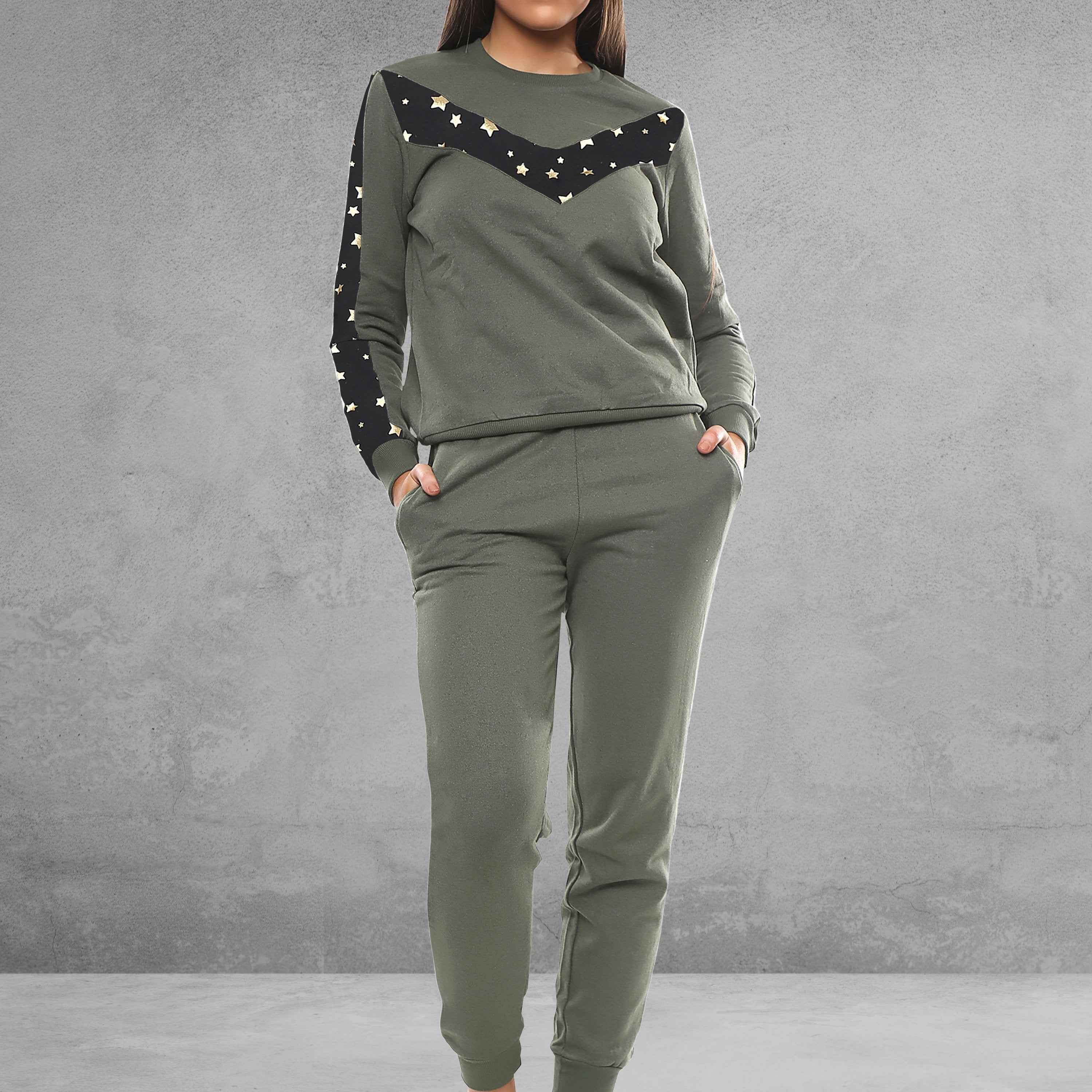 Love My Fashions Women'S Two-Piece Tracksuit Set – Casual Loungewear Co-Ord with Long Sleeve Top & Jogging Bottoms, Soft Fit Activewear for Gym, Travel & Everyday Wear