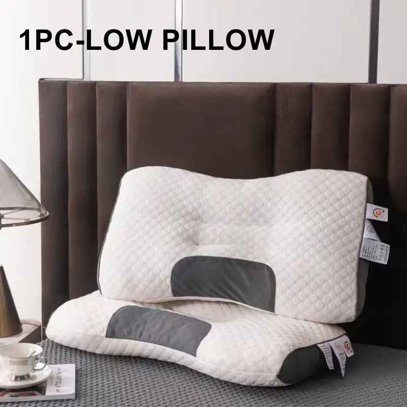 1pc/2pcs/4pcs Luxurious Hotel Quality Neck Support Pillows, Suitable for Deep Sleep And Comfort, Sleep Massage Pillow Core, Moisture Absorbing Breathable Household Bedding Pillow Suitable For Living Room, Bedroom, Home Decoration