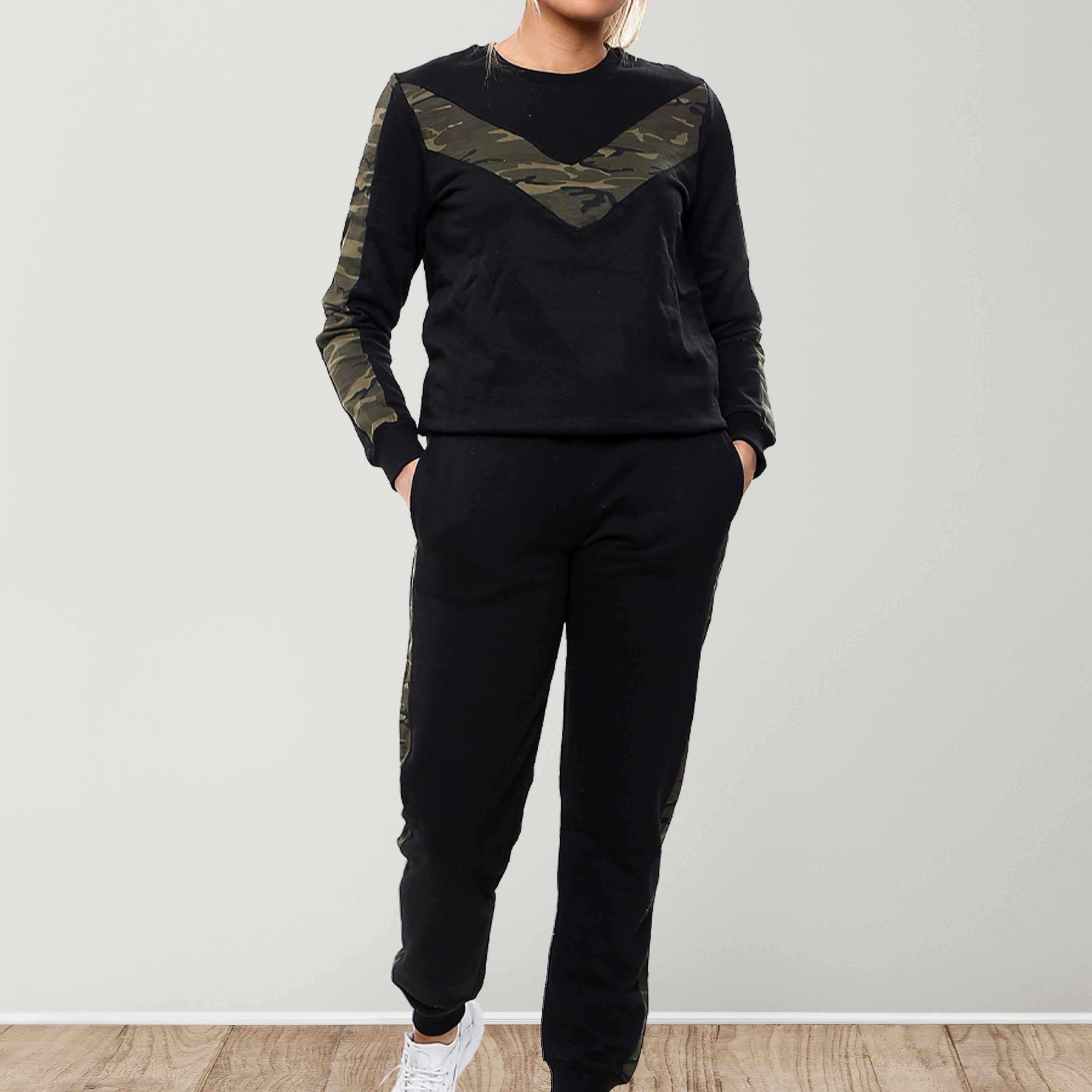 Love My Fashions Women'S Two-Piece Tracksuit Set Long Sleeve Top and Jogger Bottoms with Pockets, Casual Lounge Wear & Activewear Outfit