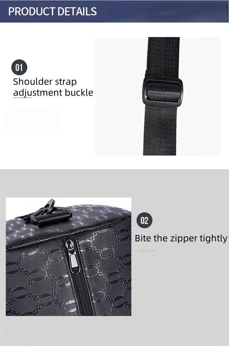 Men'S Large Tote Bag - Stylish Black Synthetic with Adjustable Shoulder Straps, Multiple Compartments & Tassel Detail, Perfect for Gym, Travel, and Everyday Use, Gym Bag, Versatile Carryall, Sleek Design, Durable Construction, Tote Bag Men, Travel Luggage