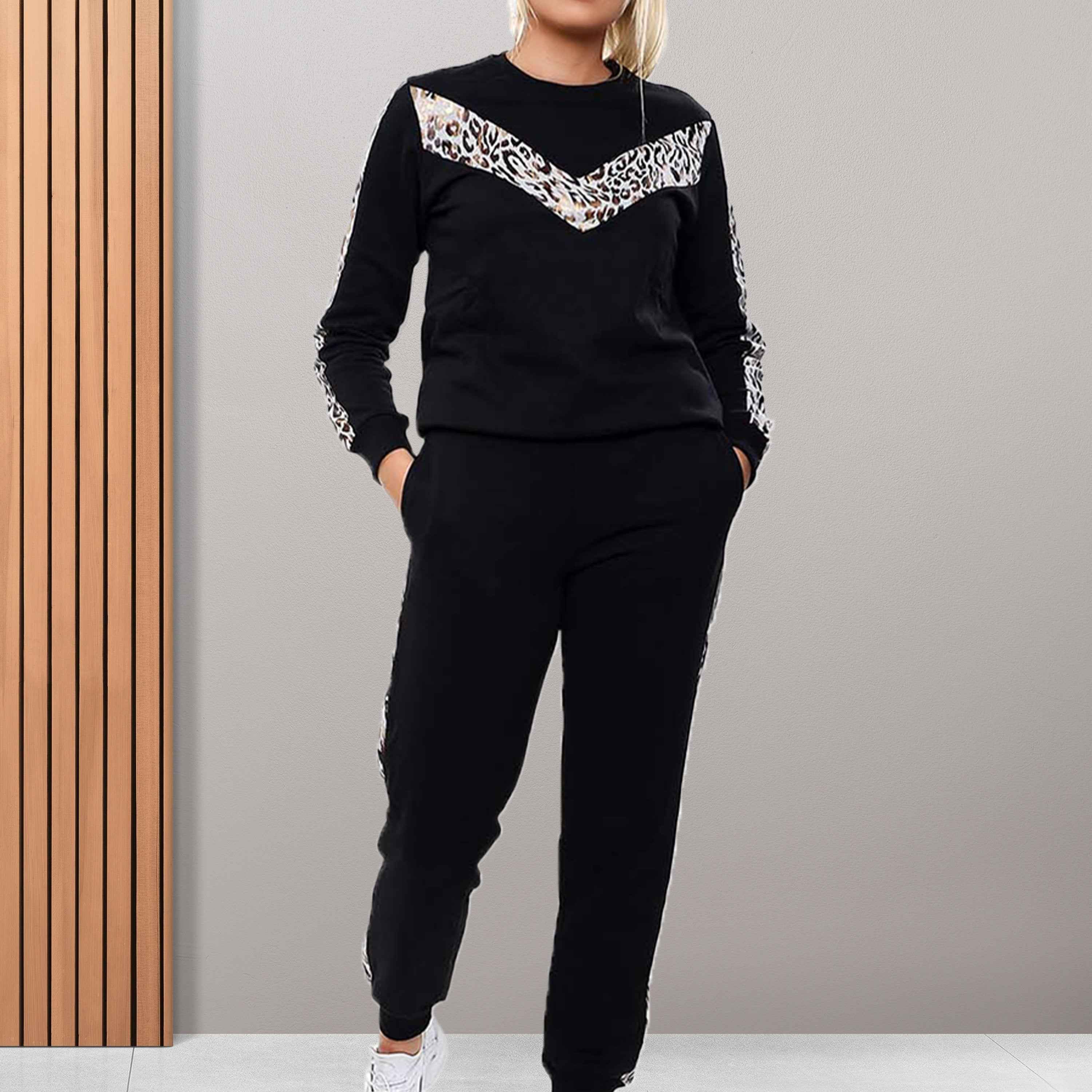 Love My Fashions Women’s Two-Piece Tracksuit Set – Casual Loungewear Co-Ord with Long Sleeve Top & Joggers with Pockets – Soft, Comfortable, Everyday Activewear