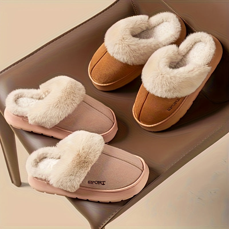Cozy Fleece Slippers Ultimate Warmth for Indoors  Out - IRON GODDESS