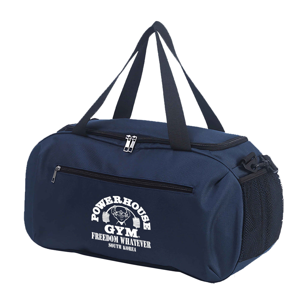 Power House Gym Duffel Bag - Large Capacity, Lightweight, Machine Washable Oxford Fabric, Adjustable Top Handle, Reinforced Handles, Ideal for Fitness Training & Yoga, Gym Gear Bag | Minimalist Style | Adjustable Strap Bag