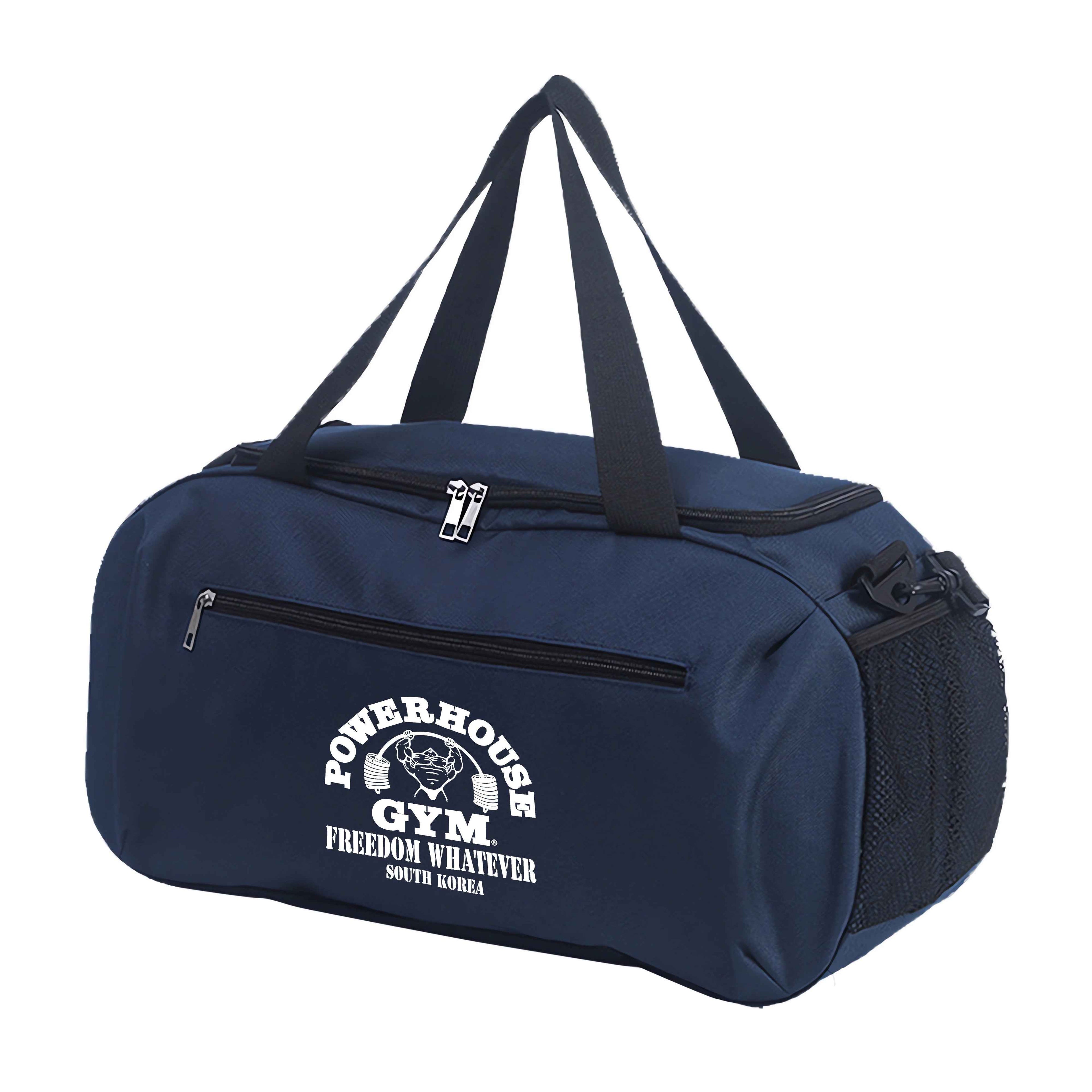 Power House Gym Duffel Bag - Large Capacity, Lightweight, Machine Washable Oxford Fabric, Adjustable Top Handle, Reinforced Handles, Ideal for Fitness Training & Yoga, Gym Gear Bag | Minimalist Style | Adjustable Strap Bag