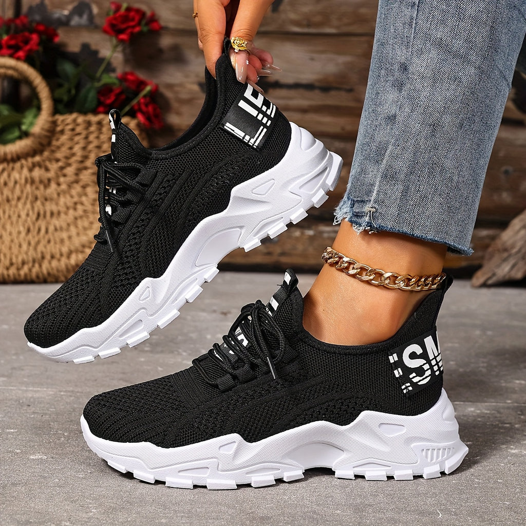 Lightweight Breathable Womens SlipOn Casual Sneakers - IRON GODDESS