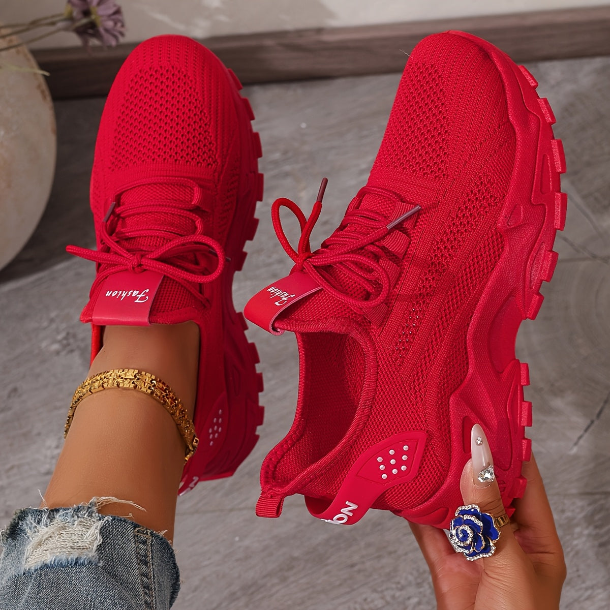 Chic Large Ladies Casual Shoes SpringAutumn Travel Style - IRON GODDESS