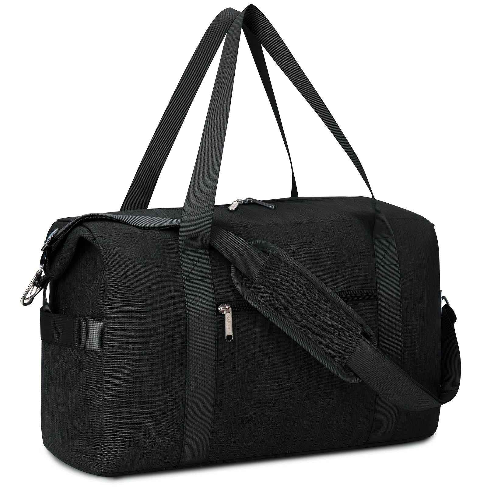 Lightweight 20L Cabin Bag 40x20x25 Underseat Foldable Travel Duffel, 6+1 Organized Pockets, Expandable Snap & Detachable Strap. Multi - Use Holdall for Gym, Overnight, Hospital, Trips Available In Multiple Colors Christmas Gifts