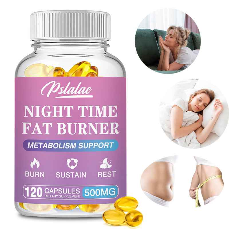 Night Time Fat Burner - Appetite Suppressants - Night-Time Fat Burner for Women & Men - Metabolism Booster Weight Loss Pills Menopausal use, feminine care,Regulate ph balance -120pcs