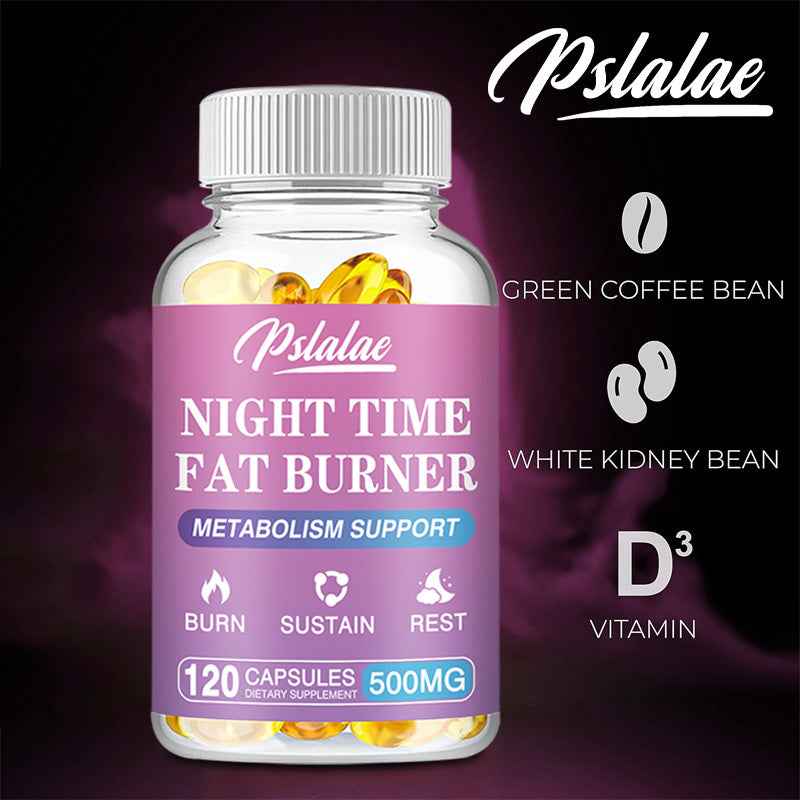 Night Time Fat Burner - Appetite Suppressants - Night-Time Fat Burner for Women & Men - Metabolism Booster Weight Loss Pills Menopausal use, feminine care,Regulate ph balance -120pcs