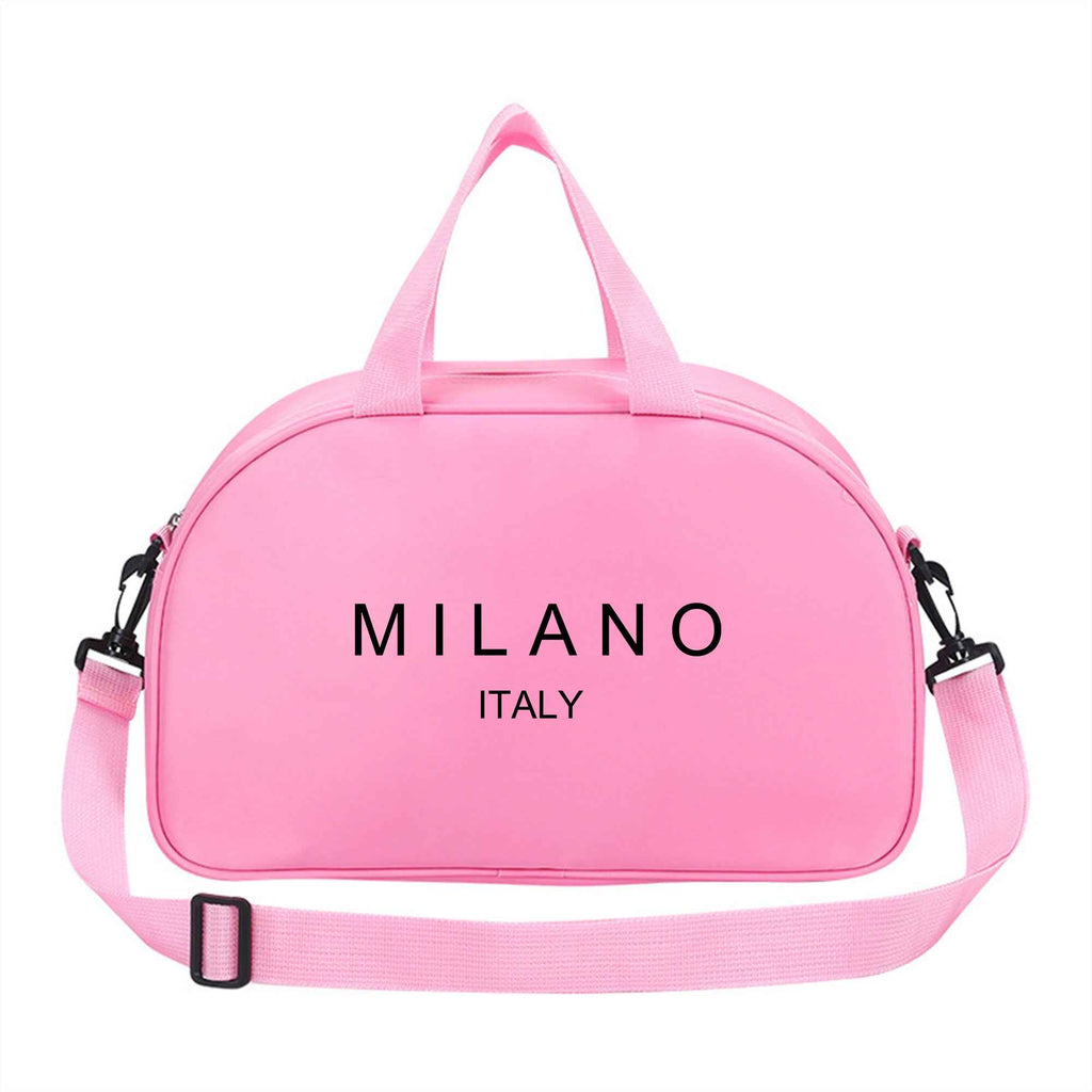 [Italy-Inspired | Lightweight] Lightweight, Stylish Milano Italy-Inspired Duffle Bag for Girls | Adjustable Strap, Foldable | Ideal for Travel, Gym, Yoga & Weekend Getaways