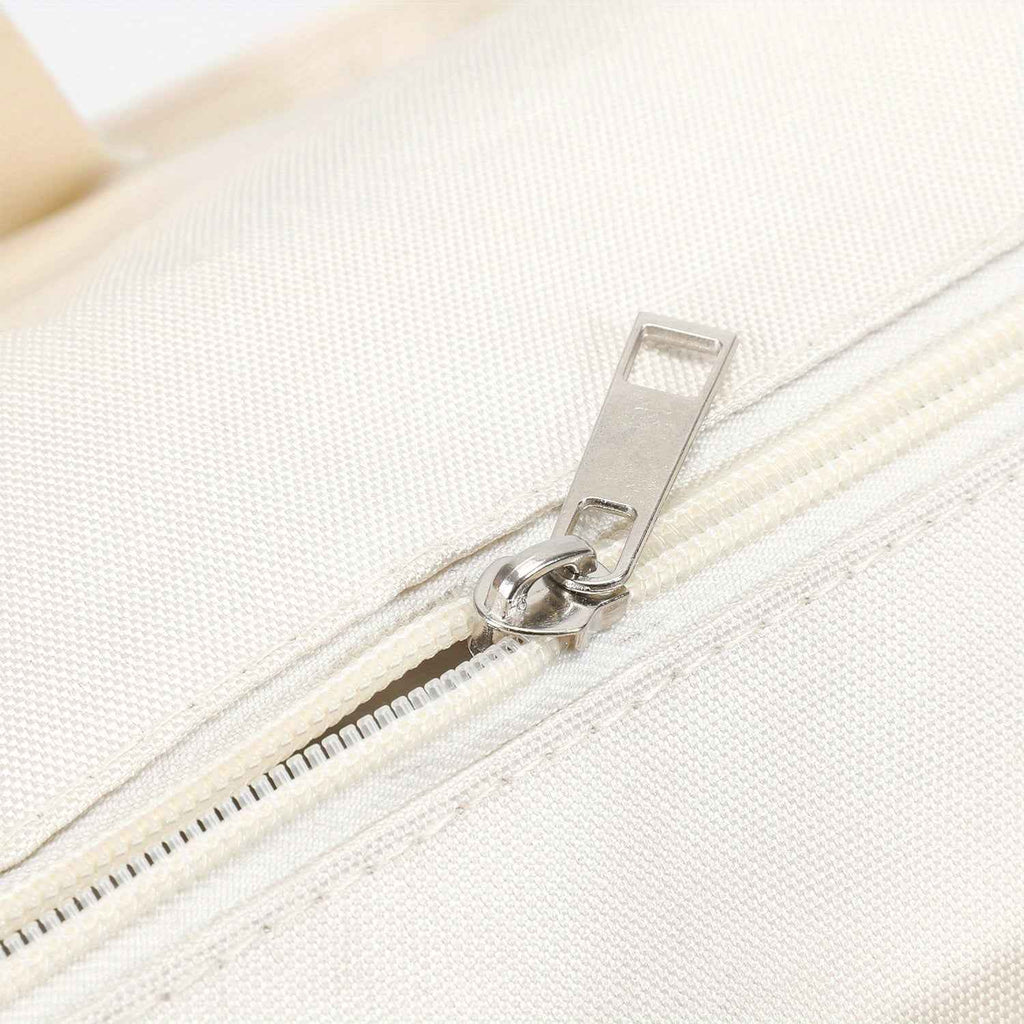 1pc MILANO Print Shoulder Crossbody Duffel Bag - High-Capacity Lightweight Foldable Nylon Gym Bag with Adjustable Strap, 4 Colors (Black/White/Blue/Gray) for Ballet Dancers, Travel, Daily Commute & Athleisure, Dance Accessory Carrier, Durable Zipper Closu