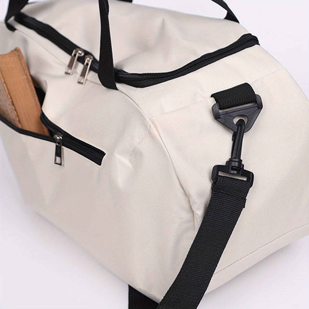 Duffel Bag with MILANO Pattern, Essential Handbag for The Gym, Reinforced Double Handles, Lightweight Oxford Fabric, Suitable for Yoga and Fitness, Machine Washable, Travel Bag, for Teenager