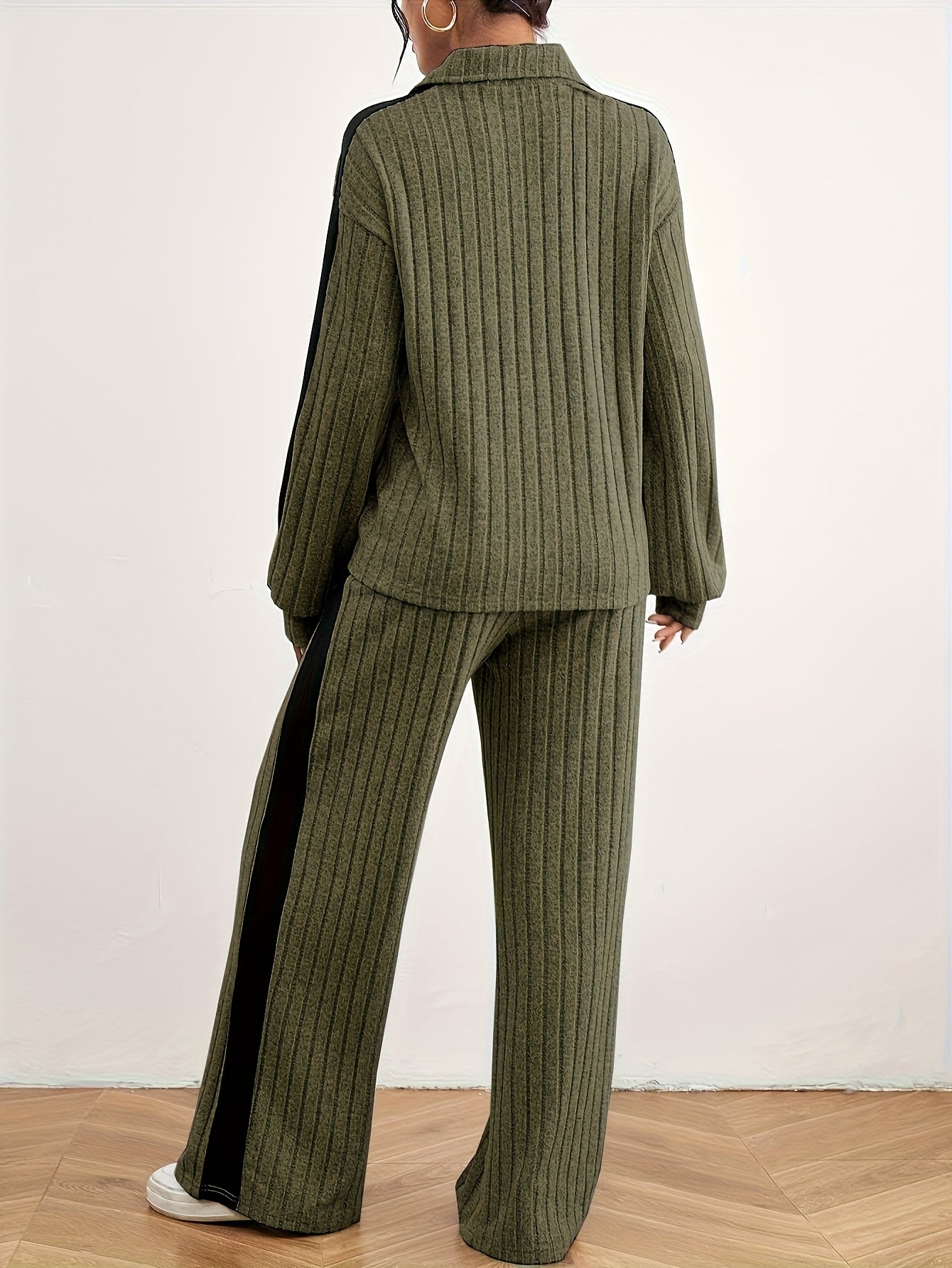 Effortless Chic Womens Casual Loungewear Sweat Set - IRON GODDESS