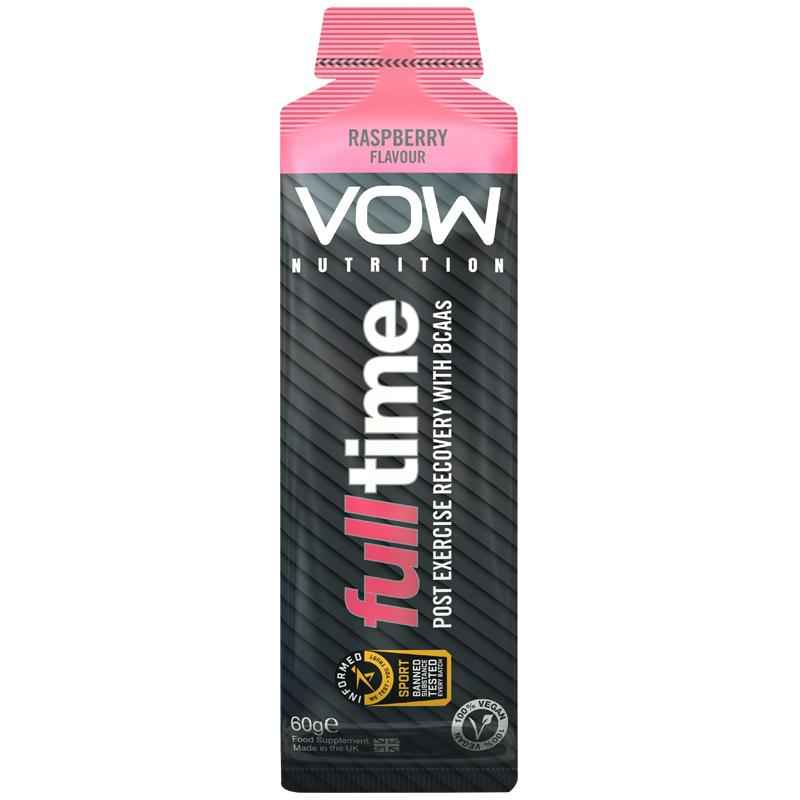 VOW Full Time x 12 Sachets – BCAAs for Recovery + Energy Boost – Supports Muscle Recovery, Endurance & Performance – Convenient Sachets for On-the-Go Use