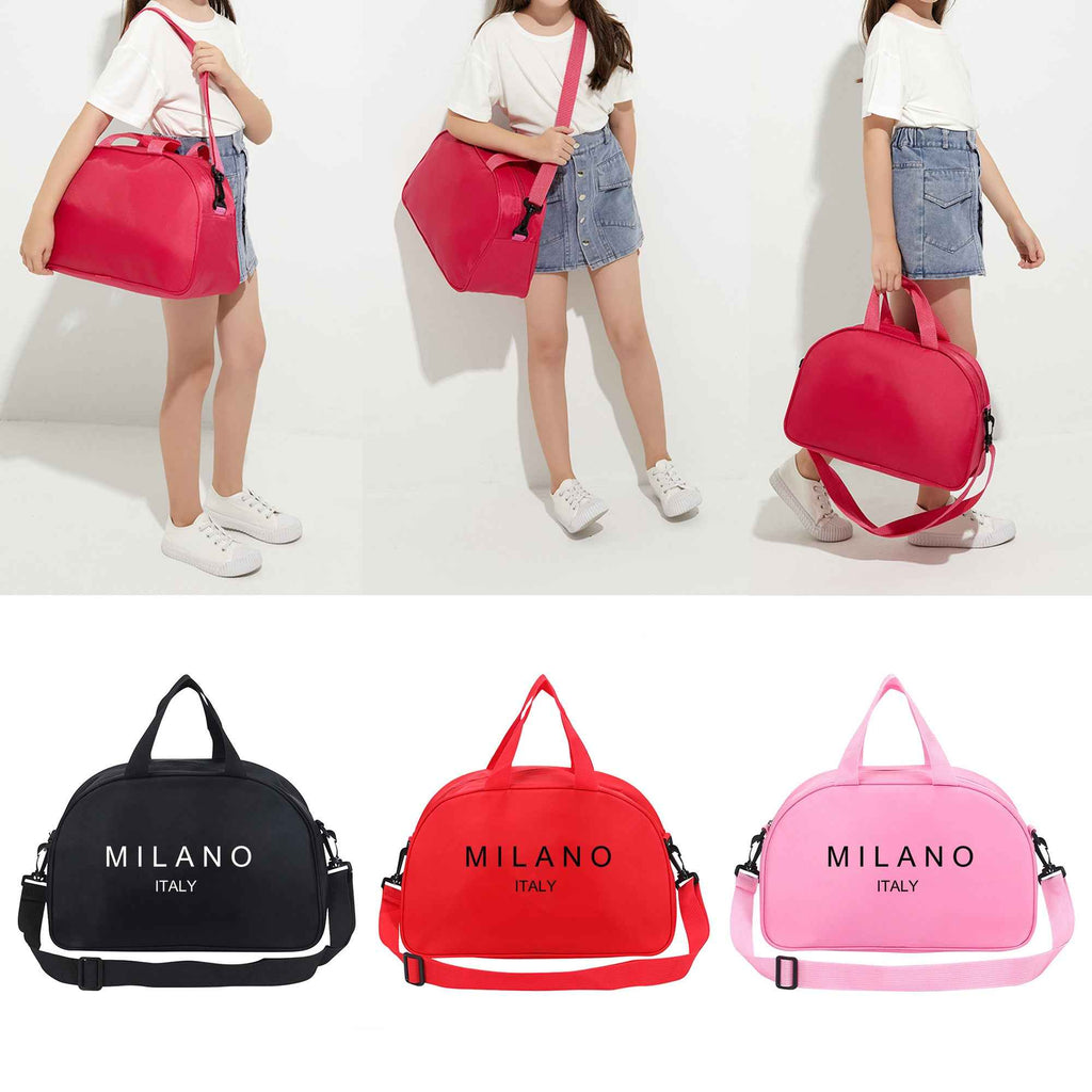 [Italy-Inspired | Lightweight] Lightweight, Stylish Milano Italy-Inspired Duffle Bag for Girls | Adjustable Strap, Foldable | Ideal for Travel, Gym, Yoga & Weekend Getaways