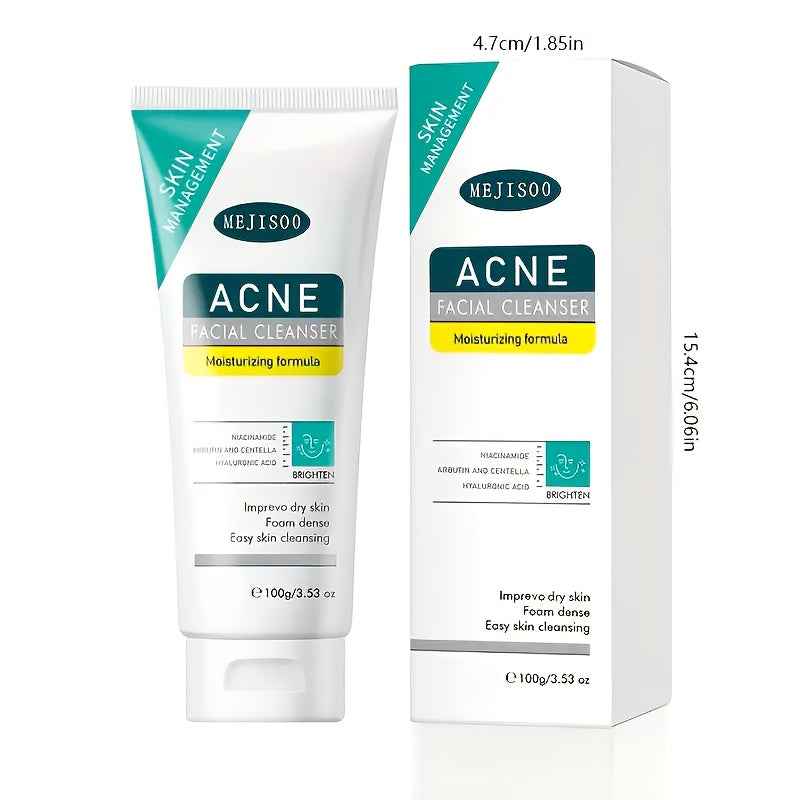 [Salicylic Acid Cleanser] Alcohol-Free, Fragrance-Free Salicylic Acid Cleanser 100g/3.53oz | Deep Cleansing, Pore Minimizing, Hydrating Formula with Niacinamide & Centella Asiatica Extracts for All Light Beige Types, Travel-Friendly Gift for Men & Women,