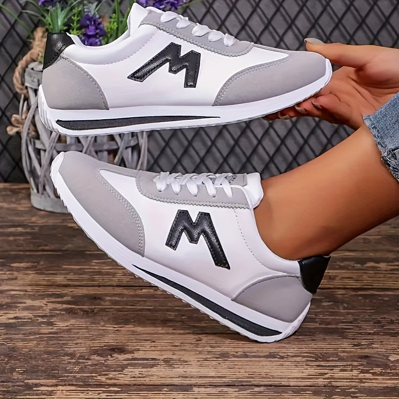 Chic MultiAccent Lightweight Casual Sneakers - IRON GODDESS