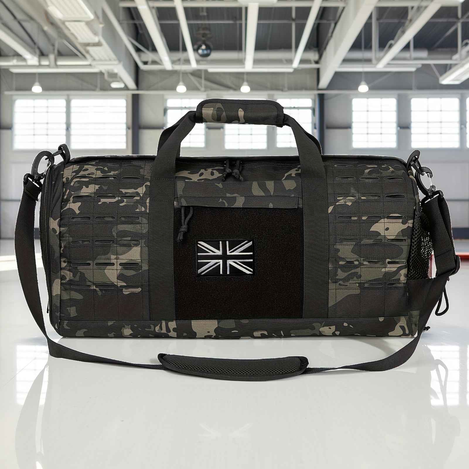 40L Heavy-Duty Crossfit Duffel Bag with Shoe Compartment - Large Gym & Travel Sports Duffle for Men &, Durable Workout Bag with Shoe Pocket, Weekender Tote for Basketball, Football Gear, Camping, Gym Equipment Storage