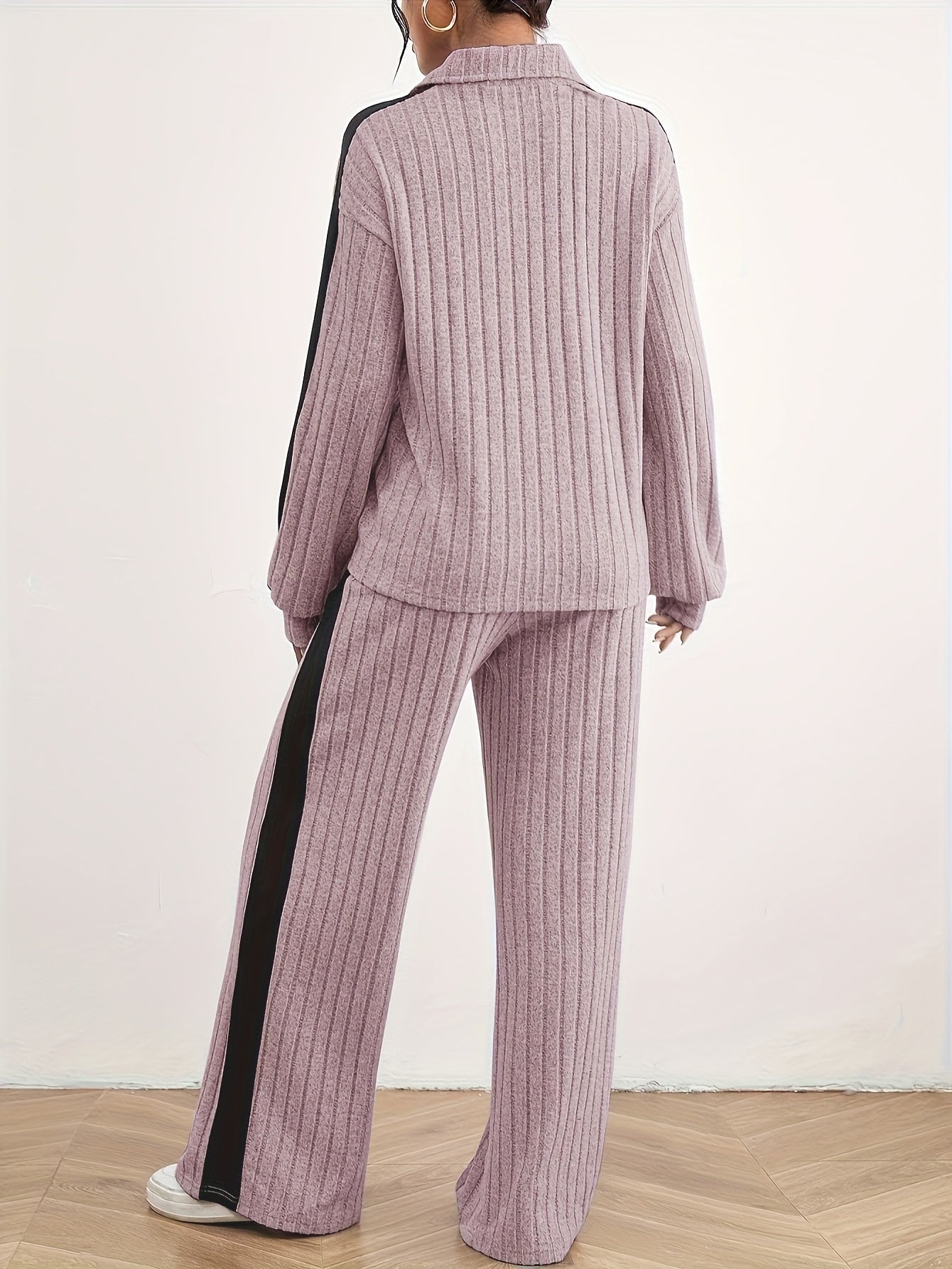 Effortless Chic Womens Casual Loungewear Sweat Set - IRON GODDESS