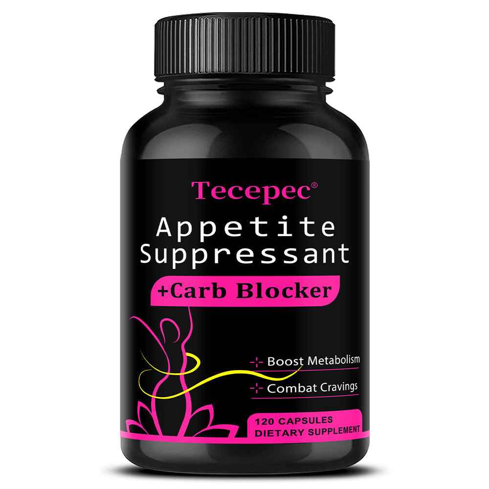 Appetite Suppressant - Supports Bowel Movements And Eating Regularity For Men And Women - 120 Capsules