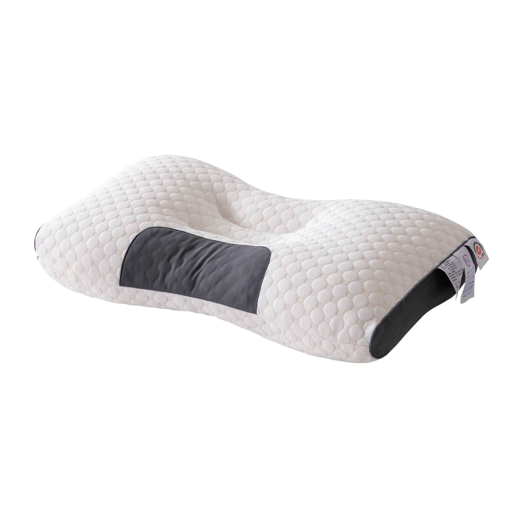 Neck Pillow, Suitable for Soft Sleep, Adjustable Ergonomic Contour Support Pillow, High-Quality Pillow Core, Detachable Pillowcase
