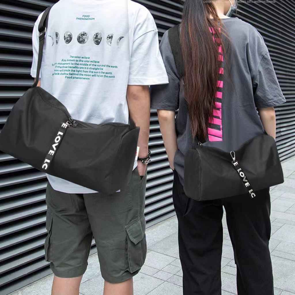 Men'S & Women'S Outdoor Fitness Yoga Bag - Large Capacity Multifunctional Sports Storage with Adjustable Nylon Straps, Durable Polyester for Gym, Training, Travel - Black, Versatile Carryall, Sleek Design, Sturdy Construction