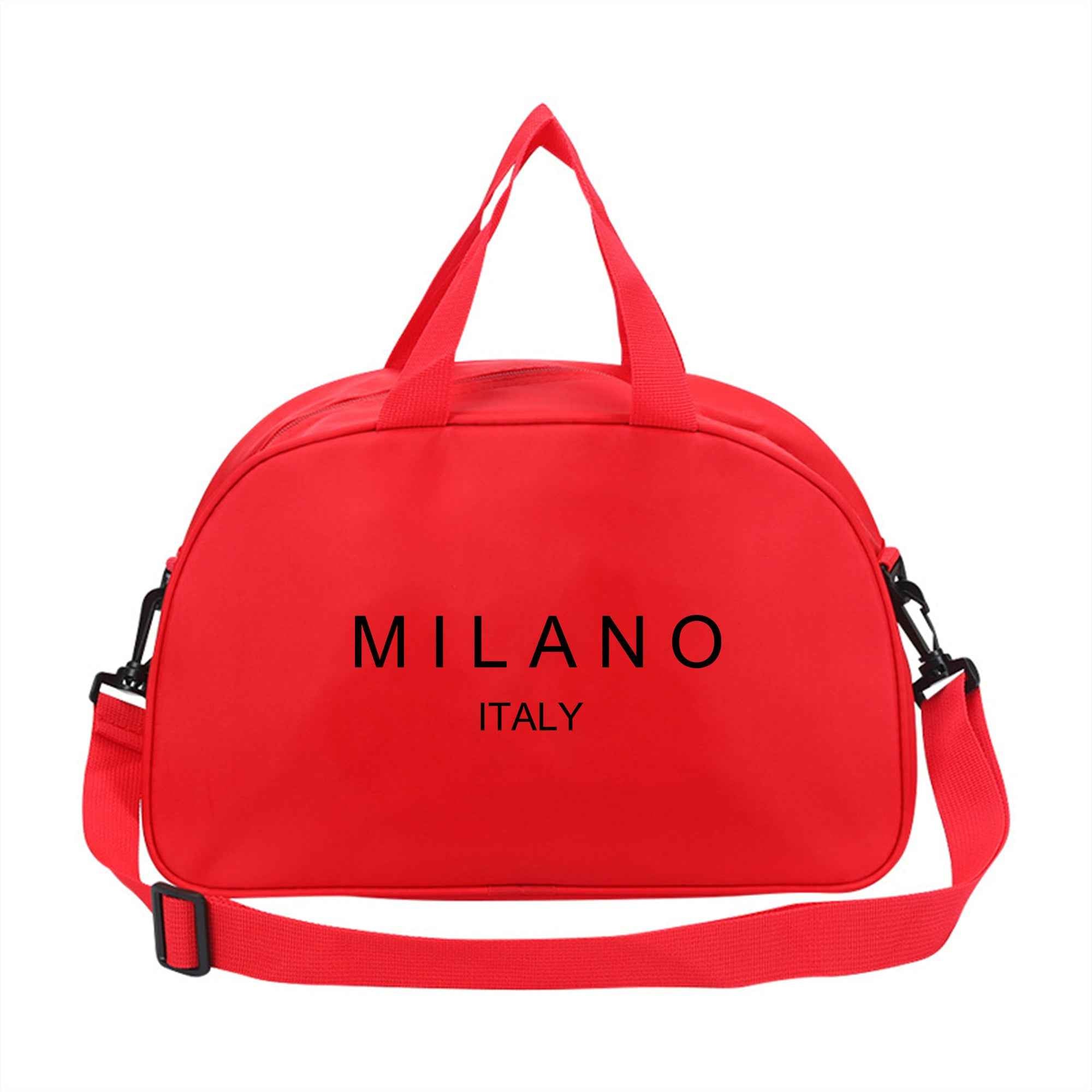 [Italy-Inspired | Lightweight] Lightweight, Stylish Milano Italy-Inspired Duffle Bag for Girls | Adjustable Strap, Foldable | Ideal for Travel, Gym, Yoga & Weekend Getaways