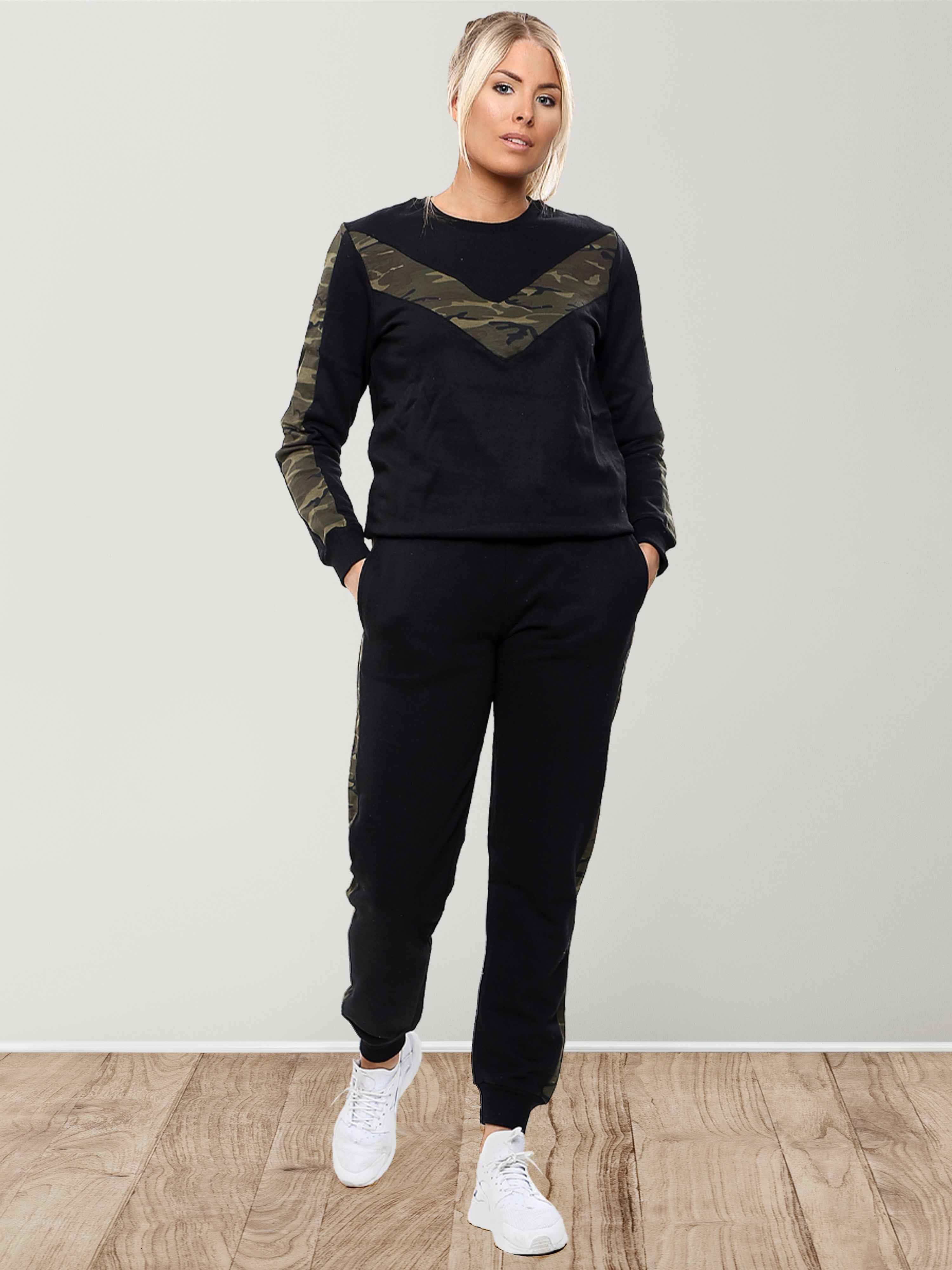 Love My Fashions Women'S Two-Piece Tracksuit Set Long Sleeve Top and Jogger Bottoms with Pockets, Casual Lounge Wear & Activewear Outfit