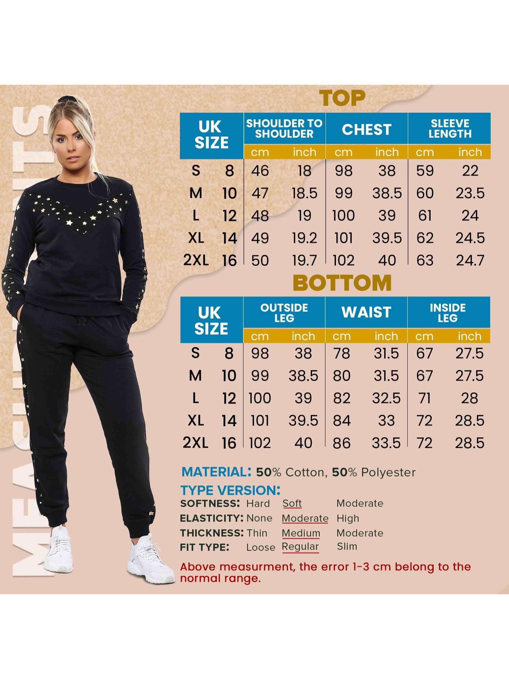 Love My Fashions Women'S Two-Piece Tracksuit Set – Casual Loungewear Co-Ord with Long Sleeve Top & Jogging Bottoms, Soft Fit Activewear for Gym, Travel & Everyday Wear