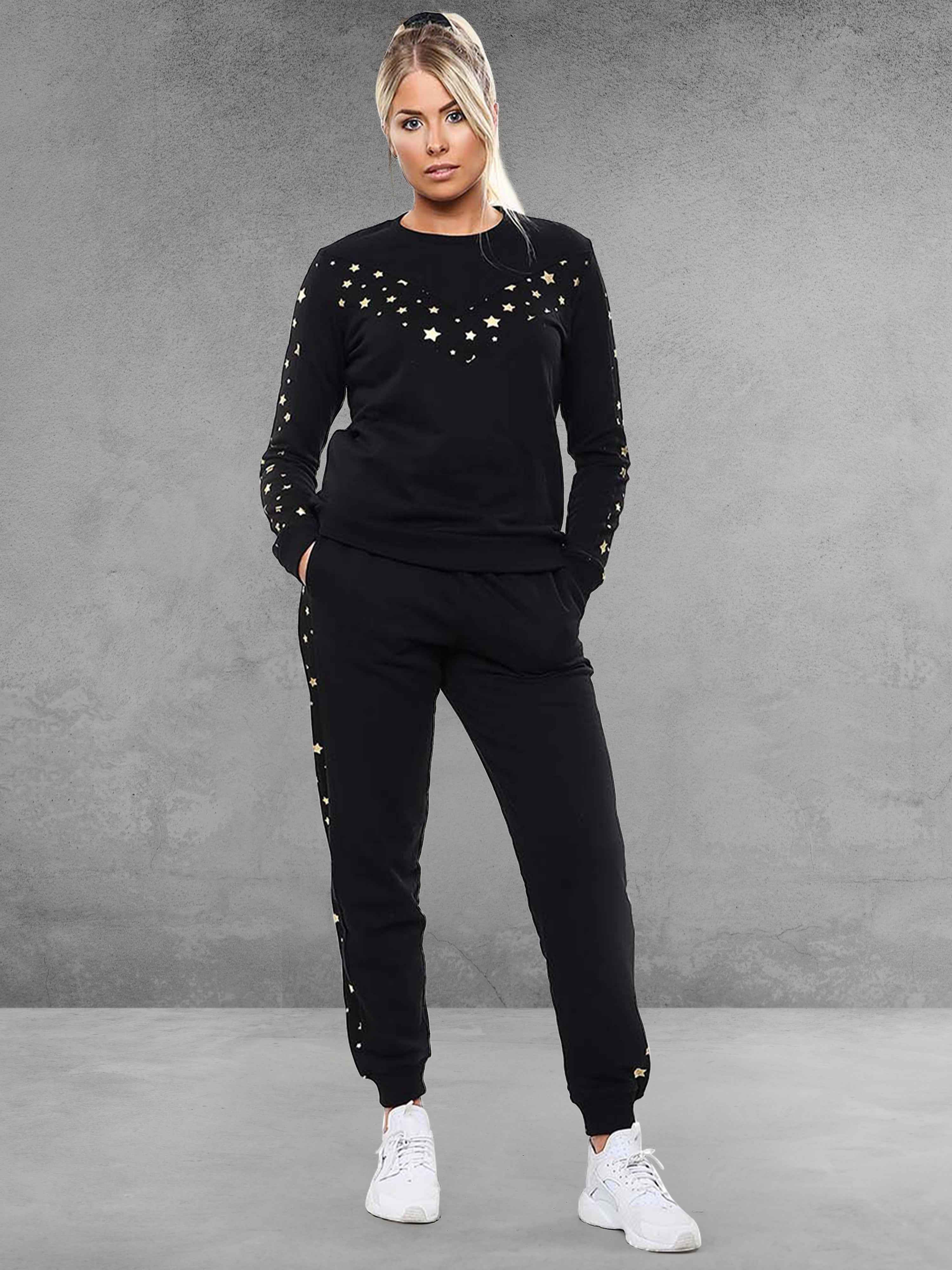 Love My Fashions Women'S Two-Piece Tracksuit Set – Casual Loungewear Co-Ord with Long Sleeve Top & Jogging Bottoms, Soft Fit Activewear for Gym, Travel & Everyday Wear