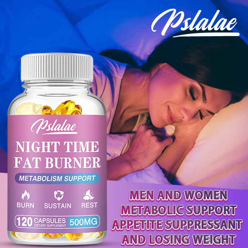 Night Time Fat Burner - Appetite Suppressants - Night-Time Fat Burner for Women & Men - Metabolism Booster Weight Loss Pills Menopausal use, feminine care,Regulate ph balance -120pcs