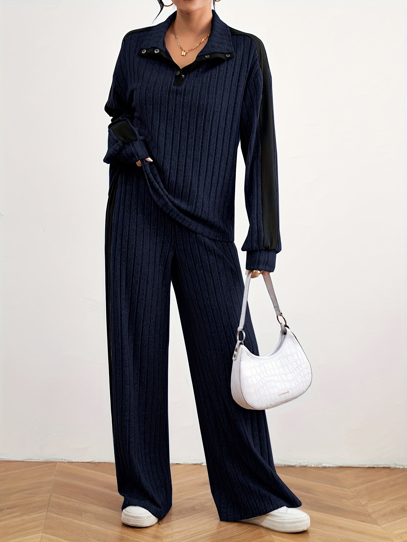 Effortless Chic Womens Casual Loungewear Sweat Set - IRON GODDESS