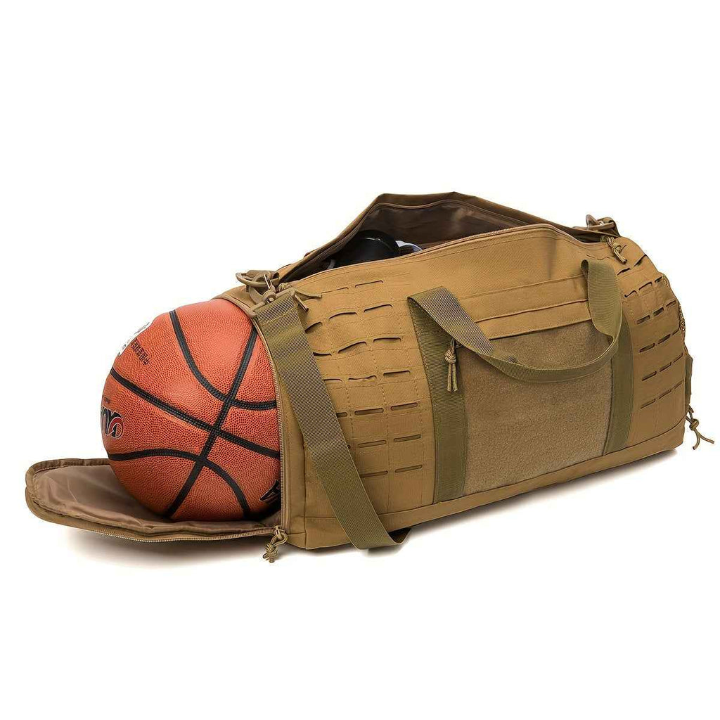 40L Heavy-Duty Crossfit Duffel Bag with Shoe Compartment - Large Gym & Travel Sports Duffle for Men &, Durable Workout Bag with Shoe Pocket, Weekender Tote for Basketball, Football Gear, Camping, Gym Equipment Storage