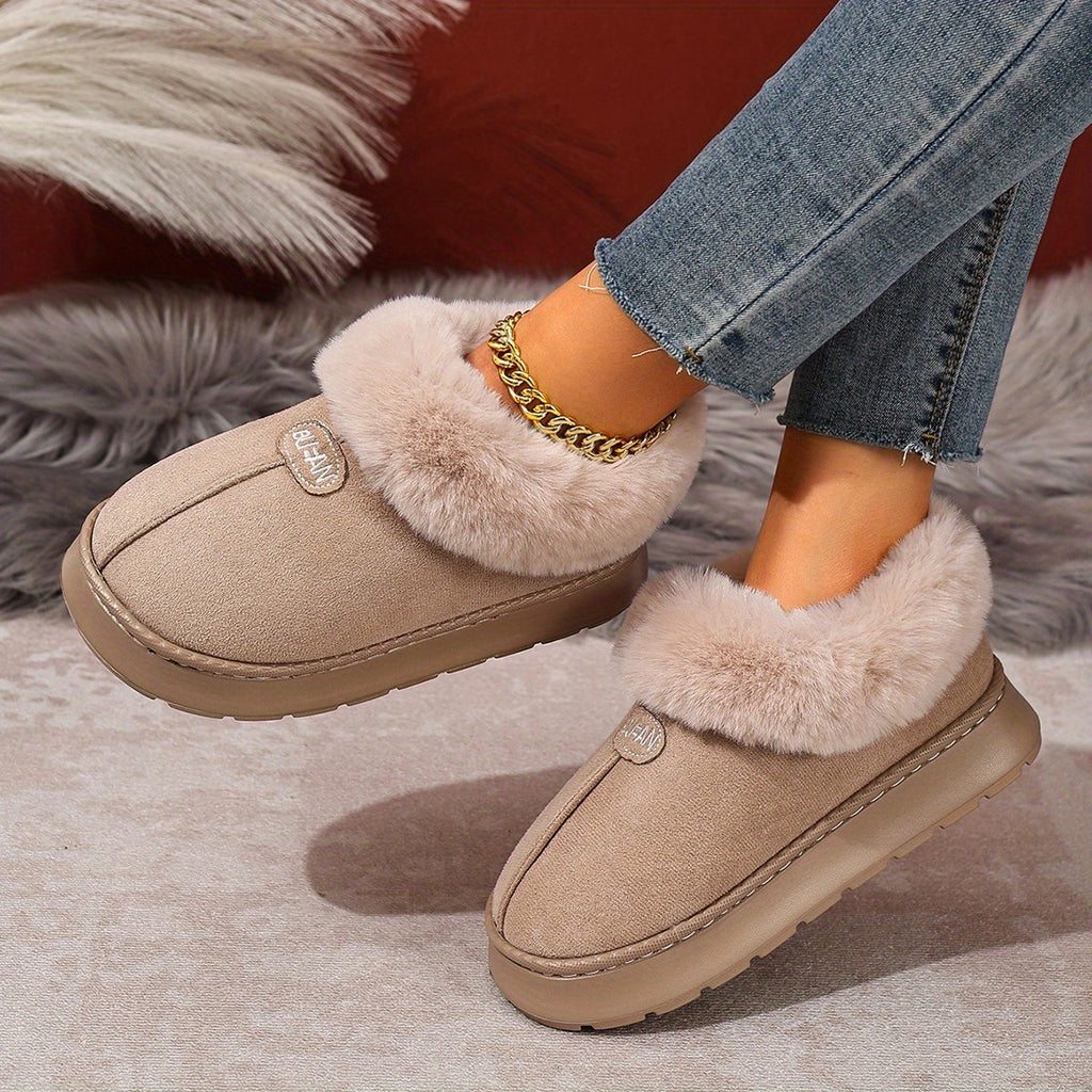 Cozy Plush Home Slippers Warm NonSlip CloudSoft Comfort - IRON GODDESS
