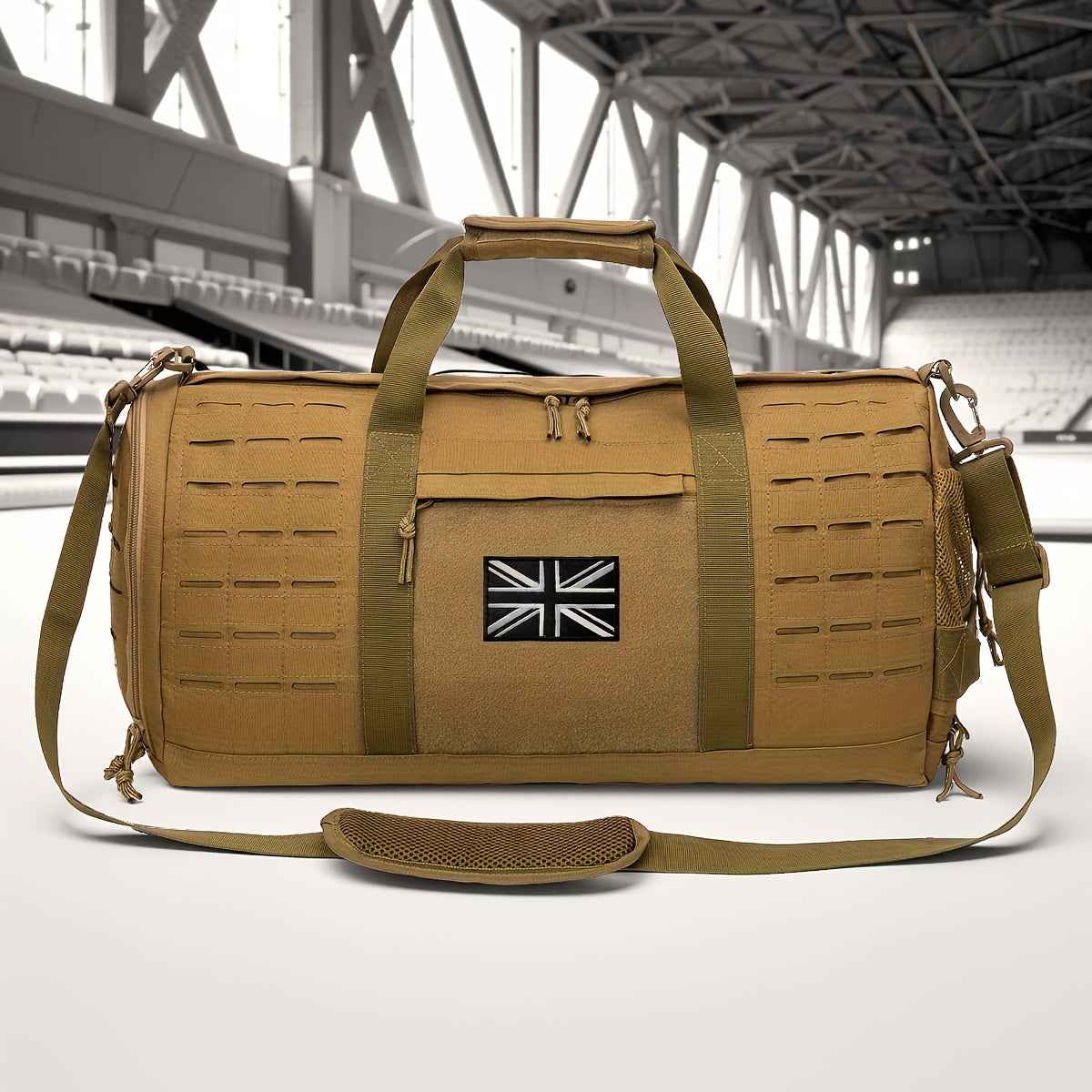 40L Heavy-Duty Crossfit Duffel Bag with Shoe Compartment - Large Gym & Travel Sports Duffle for Men &, Durable Workout Bag with Shoe Pocket, Weekender Tote for Basketball, Football Gear, Camping, Gym Equipment Storage