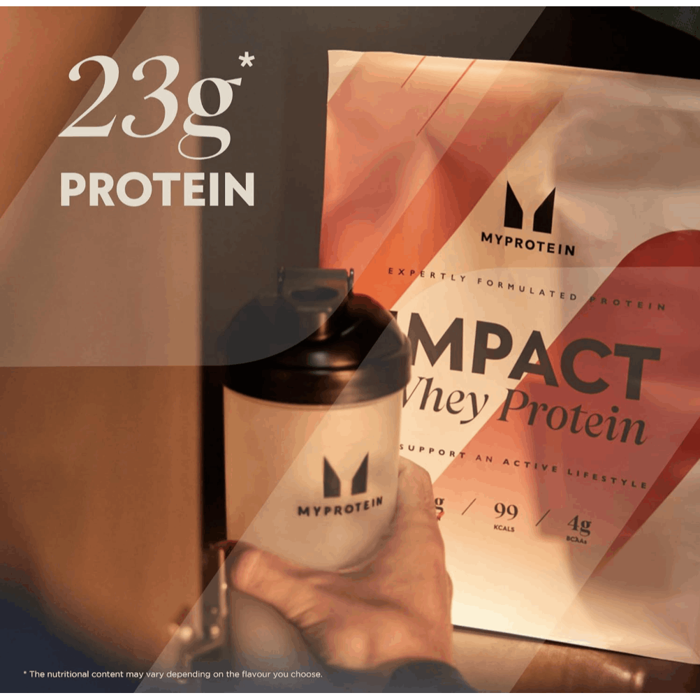 Myprotein Impact Whey Protein Powder, 250g, 23g Protein under 115kcal per serving, with BCAAs, Muscle Grow, Fitness & Workout, Sports Nutrition, Bulking, Gym Essentials