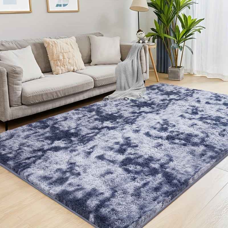 [Floor for Bedside] 1pc Soft Shaggy Plush Area Rugs | Non Slip Fluffy for Living Room Bedroom Nursery, Indoor Decor