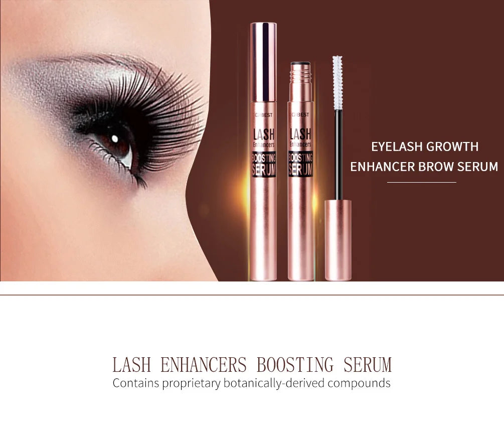 QIBEST Norishing Eyelash Growth Serum Eyelashes Rapid Growth Serum Lengthening Curl Lengthen Thicken Treatment Eye Lash Serum - IRON GODDESS