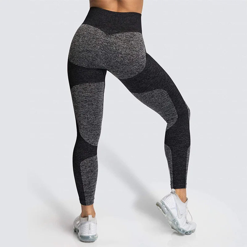 2pc/Set Seamless Yoga Set Women Fitness Clothing Sports Suits Sportswear Gym Leggings Padded Strappy Sports Bra Workout Set - IRON GODDESS