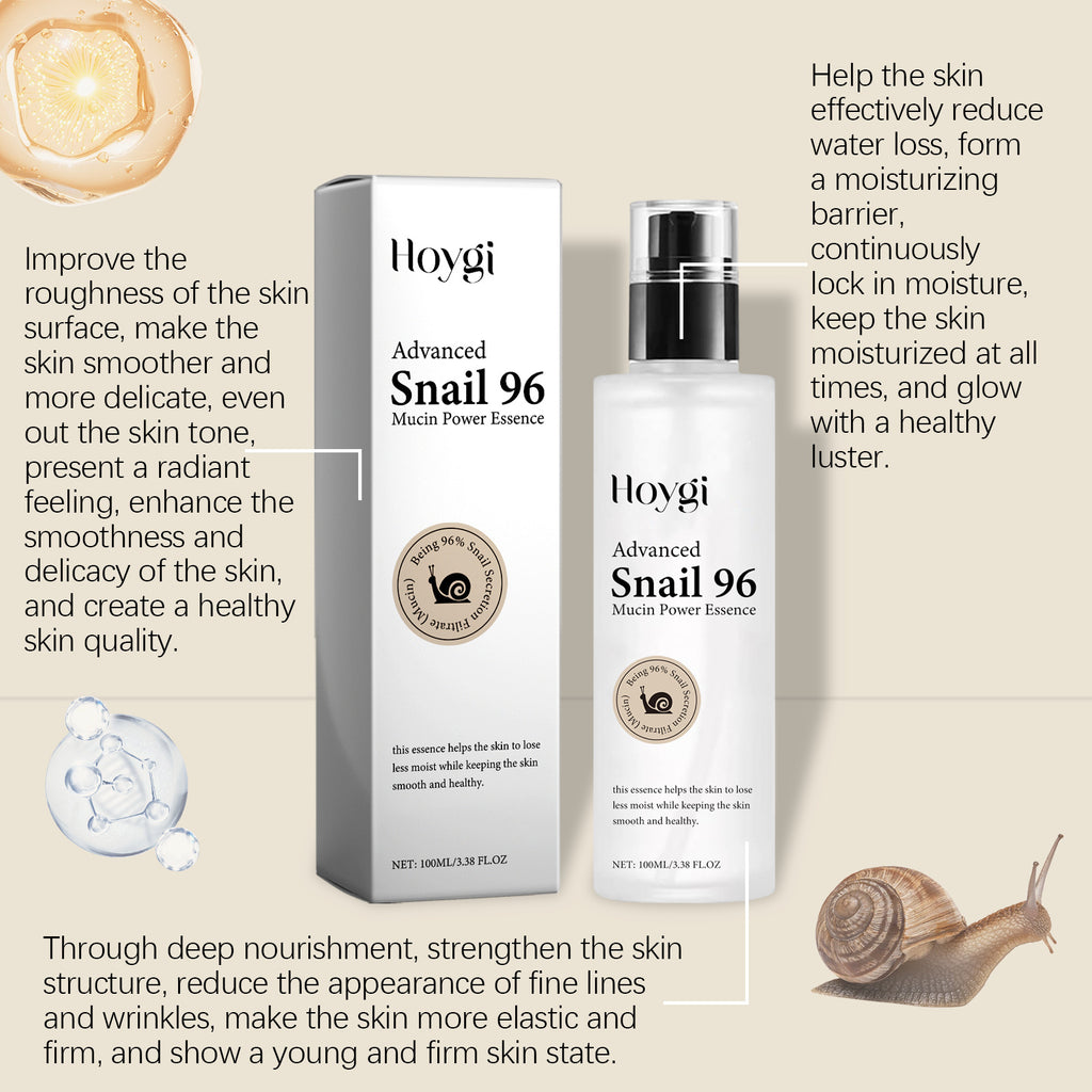 Hoygi Snail Mucin Hydrating Radiance Boosting Serum - IRON GODDESS