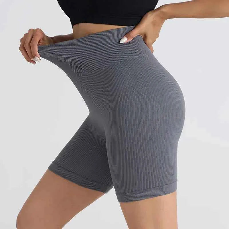 HighWaist Soft Yoga Workout Running Cycling Shorts