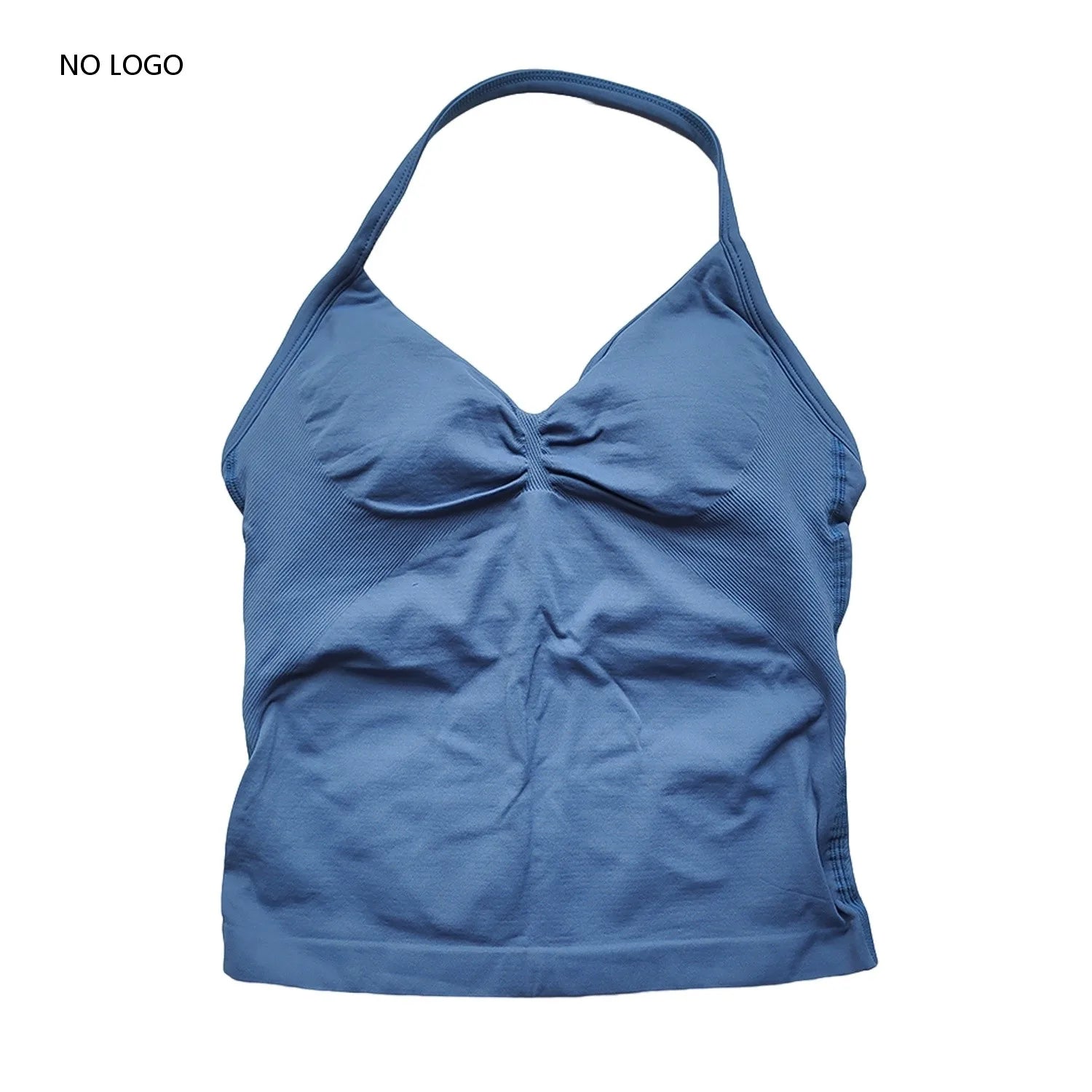 ARFTE Longline Strappy Gym Top Backless Gym Clothes Women Scrunch Built-in Bra With Removable Cups Yoga Tank Tops - IRON GODDESS
