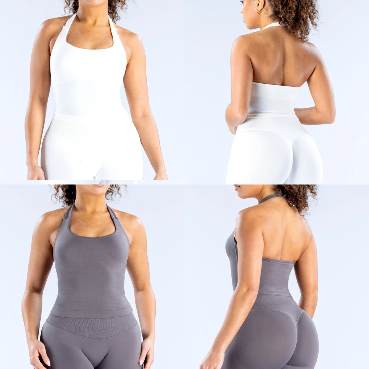 DFyoga two pieces yoga outfits clothing pants set woman Halter Top sports leggings pant Gym workout sets pilates clothes - IRON GODDESS