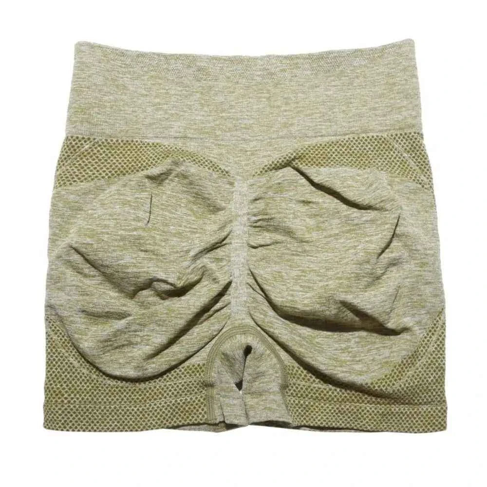 Seamless High Waist Slim Fit Yoga Shorts for Women